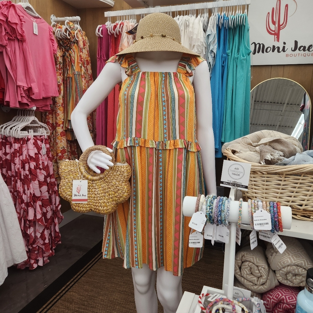 Savanna Jane Striped Dress (New With Tags)
